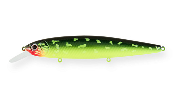 Воблер Минноу Strike Pro Bold 110SP, цвет: AC202F Hot Pike, (EG-191A-SP#AC202F)