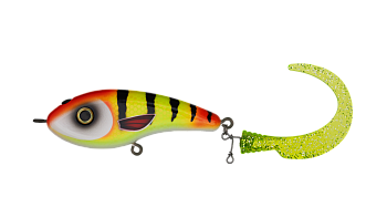 Воблер Джеркбейт Strike Pro Catchy, цвет: C683F Disco Perch, (EG-230#C683F)