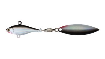 Тейл-спиннер Strike Pro Micro-Whacker 43, цвет: Black Back Silver, (JG-001B#A010EP)