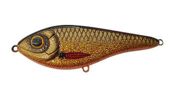 Воблер Джеркбейт Strike Pro Buster Swim Jr, цвет: C768 Golden Roach, (EG-228A#C768)