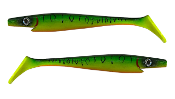 Силиконовая приманка Strike Pro Pig Shad Tournament, цвет: Mat Tiger, (уп./2шт.), (SP-172M#GC01S)