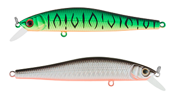 Воблер Минноу Strike Pro Jumper 70SP, цвет: GC01S/A70-713 Double Black Silver OB/Mat Tiger, (EG-192A-SP#GC01FS/A70-713)