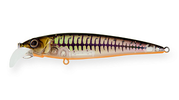 Воблер Минноу Strike Pro Beakster 130, цвет: A56RGB Smoked Skeleton Lightning, (EG-124D#A56RGB)