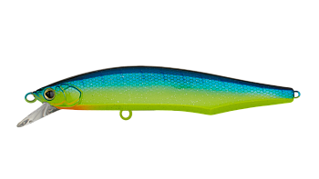 Воблер Минноу Strike Pro Intriger 160SP, цвет: C063F Blue-yellow Tiger Sparkles, (EG-194D-SP#C063F)