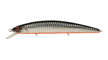 Воблер Минноу Strike Pro Montero 130SP, цвет: A248-3D Disco Black Silver OB, (EG-190B-SP#A248-3D)