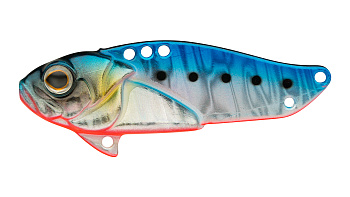 Блесна-Цикада Strike Pro Cyber Vibe 45, цвет: Blue Back Silver OB Fluo, (JG-005C#A234-SBO)