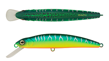 Воблер Минноу Strike Pro Musky Monster DM160, цвет: A223S-RP Pearl Mat Tiger, (MG-006F#A223FS-RP)