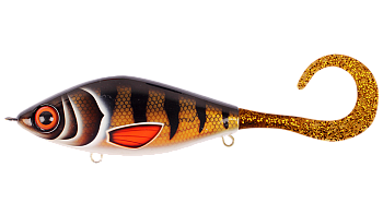 Воблер Джеркбейт Strike Pro Guppie Downsize Sinking, цвет: TR-003 Golden Perch Gold, (EG-208B#TR-003