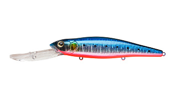 Воблер Минноу Strike Pro Deep Jer-O Minnow 130, цвет: A234-SBO-LU Blue Back Silver OB Fluo, (EG-054F#A234-SBO-LU)