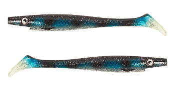 Силиконовая приманка Strike Pro Pig Shad Tournament, цвет: Ice Spotted Bullhead, (уп./2шт.), (SP-172