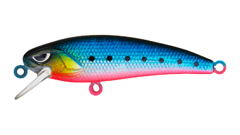 Воблер Минноу Strike Pro Gutsy Minnow 45S (Chip Minnow 45S), цвет: A234-SBO Blue Back Silver OB, (EG-244S#A234-SBO)