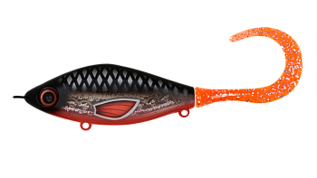 Воблер Джеркбейт Strike Pro Guppie Jr, цвет: A275G Transparent Black-backed, (EG-208A#A275G)
