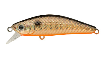 Воблер Минноу Strike Pro Skinny Mini 50S, цвет: 613-713 Black Back Smoked OB, (EG-222AS#613-713)