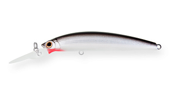 Воблер Минноу Strike Pro Magic Minnow 85, цвет: A010-EP Black Back Silver, (EG-068F#A010T-EP)