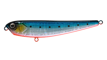 Воблер Волкер Strike Pro Hot Dog 65, цвет: A234-SBO-LU Blue Back Silver OB Fluo, (EG-030A#A234-SBO)