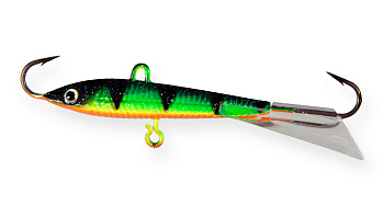 Балансир Strike Pro Micro Ice 40, цвет: A09, цвет: Old School Perch, хвост: прозрачный