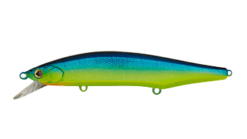 Воблер Минноу Strike Pro Intriger 180SP, цвет: C063F Blue-yellow Tiger Sparkles, (EG-194XL-SP#C063F)
