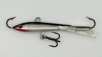 Балансир Strike Pro Micro Ice 47, цвет: A010, цвет: Black Back Silver, хвост: прозрачный