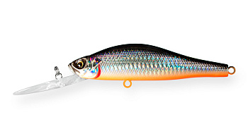 Воблер Минноу Strike Pro Archback Deep 100SP, цвет: A70-713 Black Silver OB, (EG-125BL-SP#A70-713)