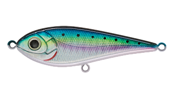 Воблер Джеркбейт Strike Pro Buster Jerk II Shallow Runner, цвет: 692-713-RP Pacific Sardine, (EG-049