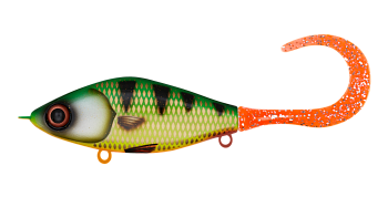 Воблер Джеркбейт Strike Pro Guppie Downsize Sinking, цвет: A382F Green Perch, (EG-208B#A382F)