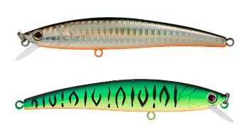 Воблер Минноу Strike Pro Arc Minnow 90SP, цвет: GC01S/A70-713S Double Black Silver OB/Mat Tiger, (JL