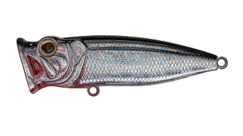 Воблер Поппер Strike Pro Pike Pop Mini 45, цвет: SIN059V Blackback Sequins, (SH-002B#SIN059V)