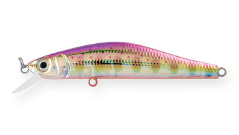 Воблер Минноу Strike Pro Inquisitor 80SP, цвет: AR152G Transparent Pearl Arctic Char, (EG-193A-SP#AR