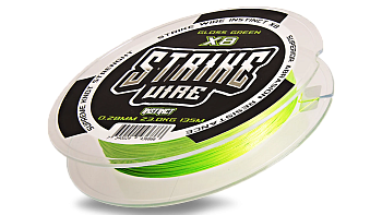 Шнур плетеный 8-жильный Strike Wire Instinct Braid X8 0,19mm 13kg 135m, - Gloss Green