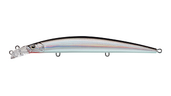 Воблер Минноу Strike Pro Top Water Minnow 130, цвет: A010-EP Black Back Silver, (JL-158F#A010-EP)