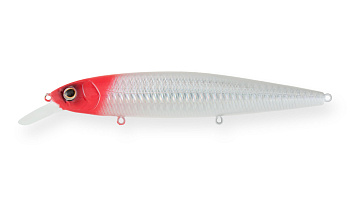 Воблер Минноу Strike Pro Bold 130SP, цвет: 022PPP-713 Redhead Silver, (EG-191-SP#022PPP-713)