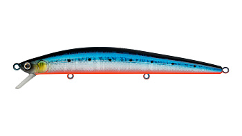Воблер Минноу Strike Pro Slingshot Minnow 120F, цвет: A234-SBO-LU Blue Back Silver OB Fluo, (EG-145F