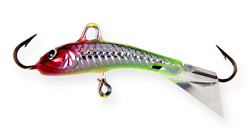 Балансир Strike Pro Dolphin Ice 30, цвет: X10E, цвет: Clown Silver, хвост: прозрачный