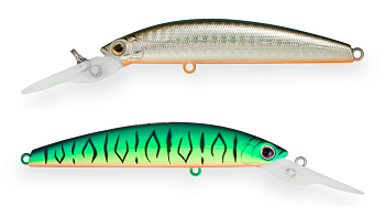 Воблер Минноу Strike Pro Magic Minnow 100, цвет: GC01S/A70-713 Double Black Silver OB/Mat Tiger, (EG-068B#GC01FS/A70-713S)