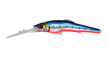 Воблер Минноу Strike Pro Challenger X Deep Diver 180L, цвет: A234-SBO-LU Blue Back Silver OB Fluo, (