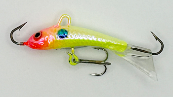 Балансир Strike Pro Dolphin Ice 30, цвет: A49PFLR, светящийся, хвост: прозрачный