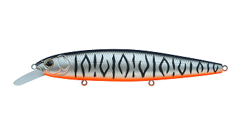 Воблер Минноу Strike Pro Bold 110SP, цвет: A243ES Grey Shadow Mat Tiger, (EG-191A-SP#A243ES)