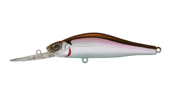 Воблер Минноу Strike Pro Archback Deep 80SP, цвет: A53-EP Silver Smelt UV, (EG-125AL-SP#A53T-EP)