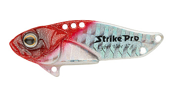 Блесна-Цикада Strike Pro Cyber Vibe 55, цвет: Redhead Silver, (JG-005D#022PPP-713)