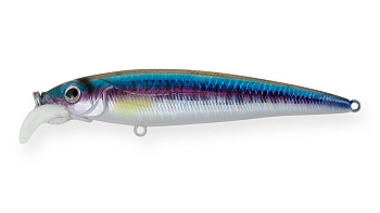Воблер Минноу Strike Pro Beakster 130, цвет: A210-SBO-RP Rainbow Ghost Wakasagi, (EG-124D#A210-SBO-R