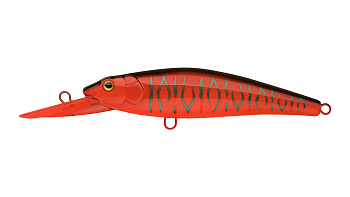 Воблер Минноу Strike Pro Jer-O Minnow 180, цвет: A207-DRV Red Devil Pearl Red Lip, (EG-045F#A207-DRV