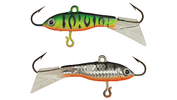 Балансир Strike Pro Ice Baby 25, цвет: GC01S/CA06ES, цвет: Mat Tiger / Grey Shadow, хвост: прозрачный
