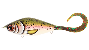 Воблер Джеркбейт Strike Pro Guppie Jr, цвет: TR-010 Rainbow, (EG-208A#TR-010F)