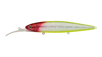 Воблер Минноу Strike Pro Bold Deep Diver 130SP, цвет: X10-SBO Clown Silver, (EG-191L-SP#X10-SBO)
