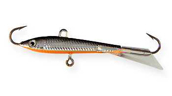 Балансир Strike Pro Micro Ice 40, цвет: A70E, цвет: Black Silver OB, хвост: прозрачный