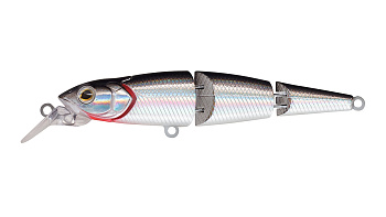 Воблер Составной Strike Pro Flying Fish Joint 90, цвет: A010-EP Black Back Silver, (EG-079JA#A010-EP
