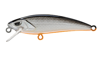 Воблер Минноу Strike Pro Gutsy Minnow 45S (Chip Minnow 45S), цвет: A70-713 Black Silver OB, (EG-244S#A70-713)