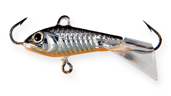Балансир Strike Pro Ice Baby 24, цвет: A70E, цвет: Black Silver OB, хвост: прозрачный