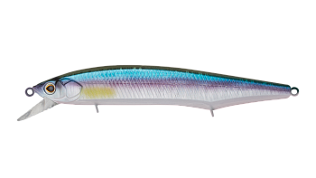 Воблер Минноу Strike Pro Intriger 120SP, цвет: A210-SBO-RP Rainbow Ghost Wakasagi, (EG-194B-SP#A210-SBO-RP)