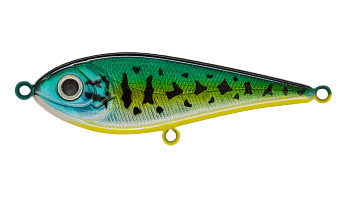 Воблер Джеркбейт Strike Pro Buster Swim, цвет: 945V Venom Perch, (EG-228#945V)
